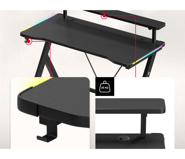 Huzaro Hero 1.9 RGB Black - 1474951 - zdjęcie 7